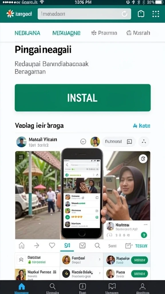Antarmuka pengguna yang mudah dinavigasi.
