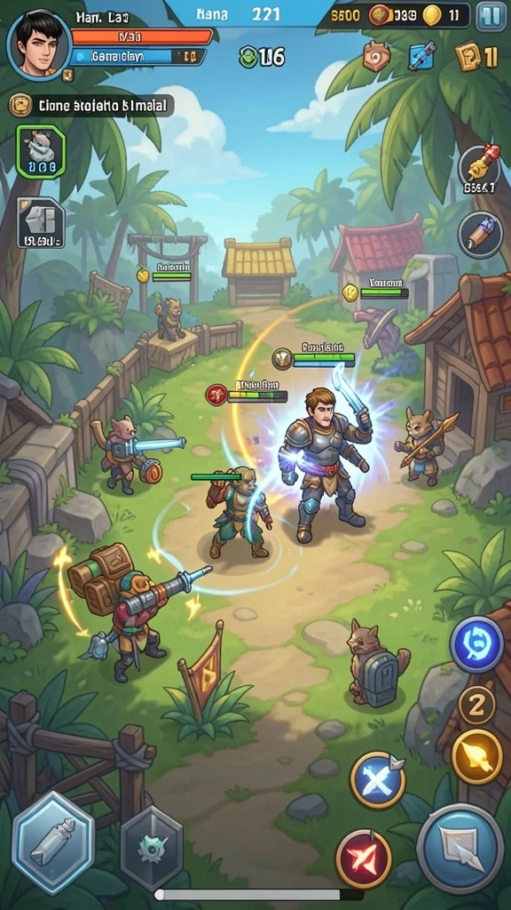 Mode multiplayer untuk bermain dengan teman-teman.