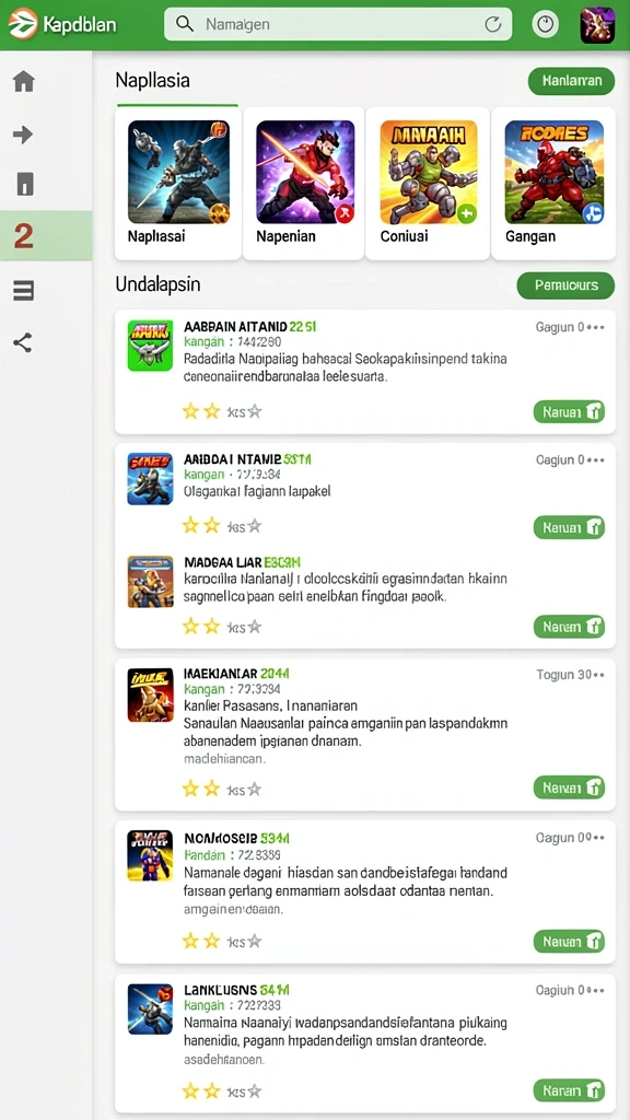 Grafis yang sangat menarik dan berwarna-warni.
