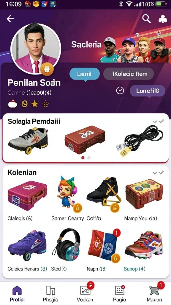 Screenshot menangkap momen seru saat bermain dalam mode multiplayer.