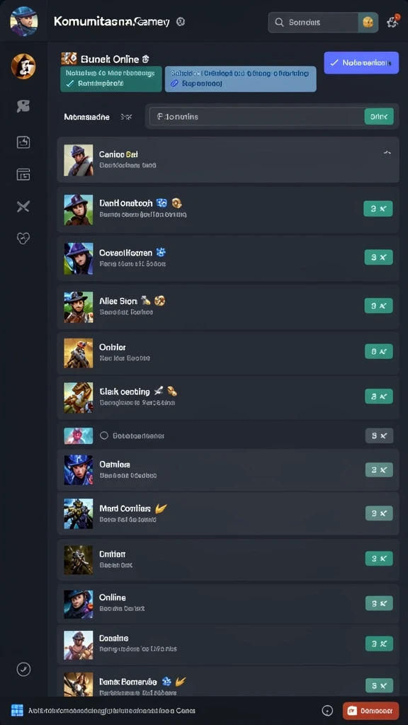 Screenshot saat pemain berkompetisi dalam mode multiplayer.