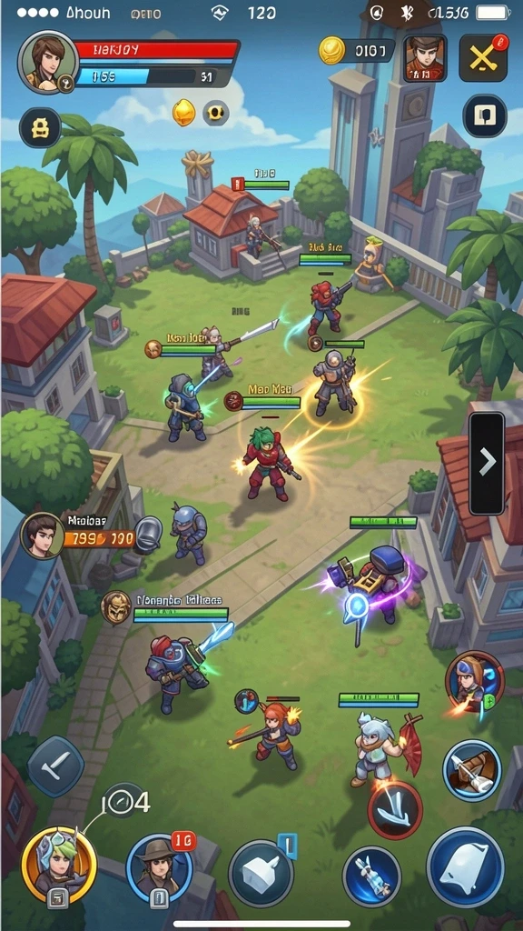 Tangkapan layar menunjukkan mode multiplayer yang seru.