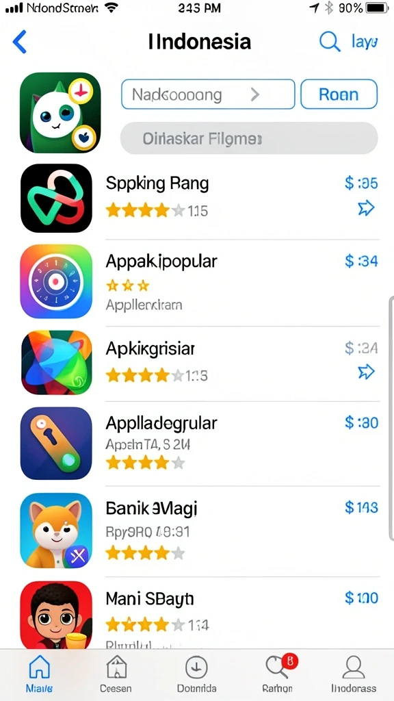 Berbagai pilihan permainan slot yang tersedia.