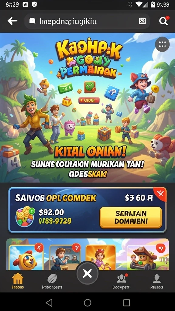 Momen seru saat menjelajahi level baru.