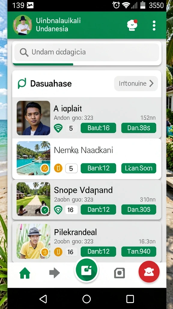 Karakter dengan desain unik siap untuk bertarung.