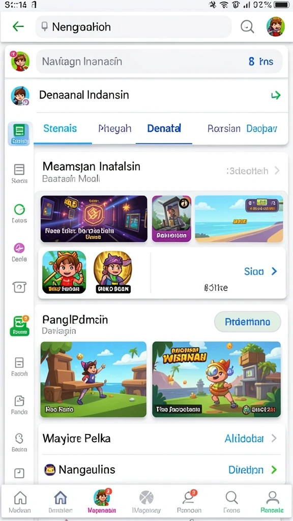Karakter unik dengan desain yang menawan.