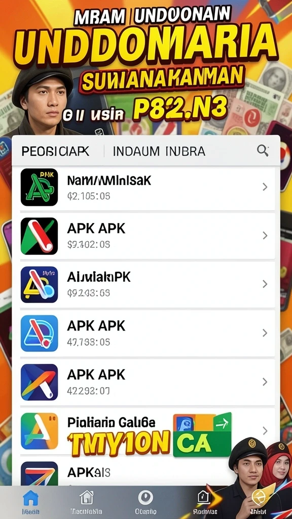 Berbagai jenis permainan slot yang tersedia.
