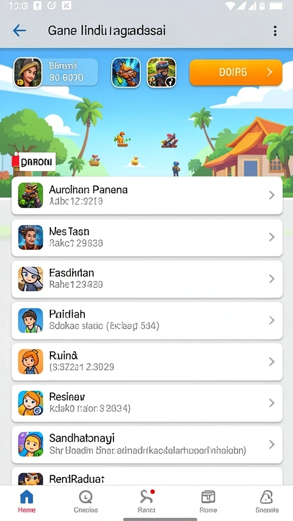 Tampilan antarmuka yang modern dan menarik.
