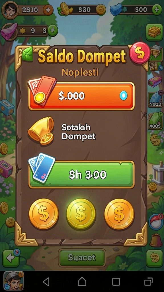 Banyak pilihan permainan yang tersedia untuk semua pemain.