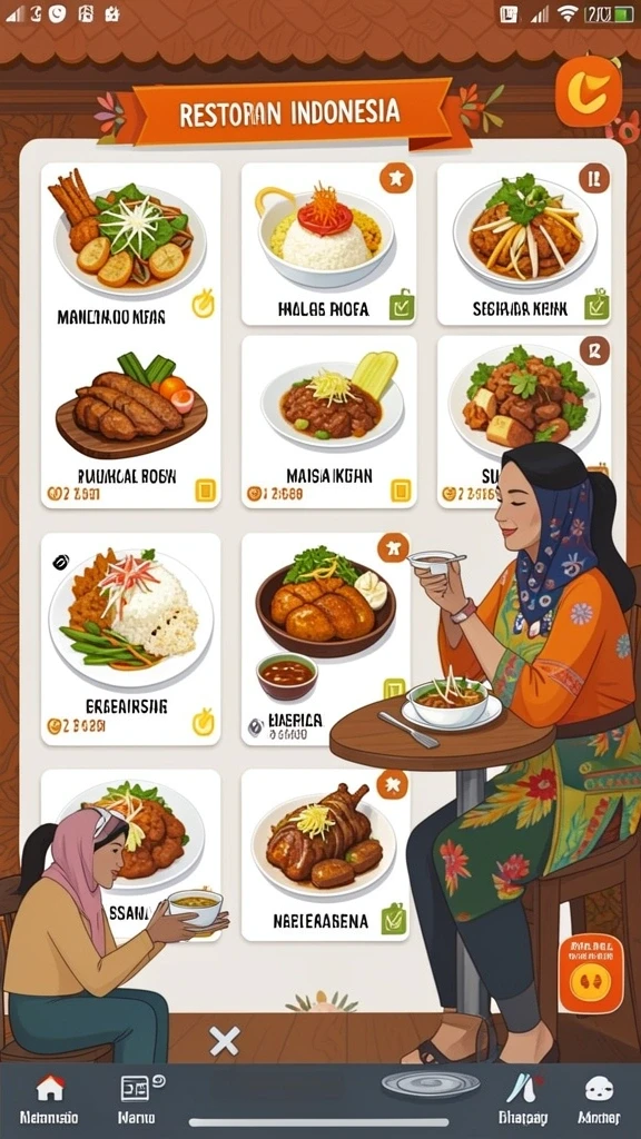 Beragam karakter dengan keahlian unik untuk dipilih.