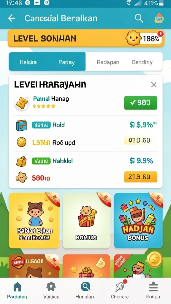 Cara bermain yang sederhana namun menantang.