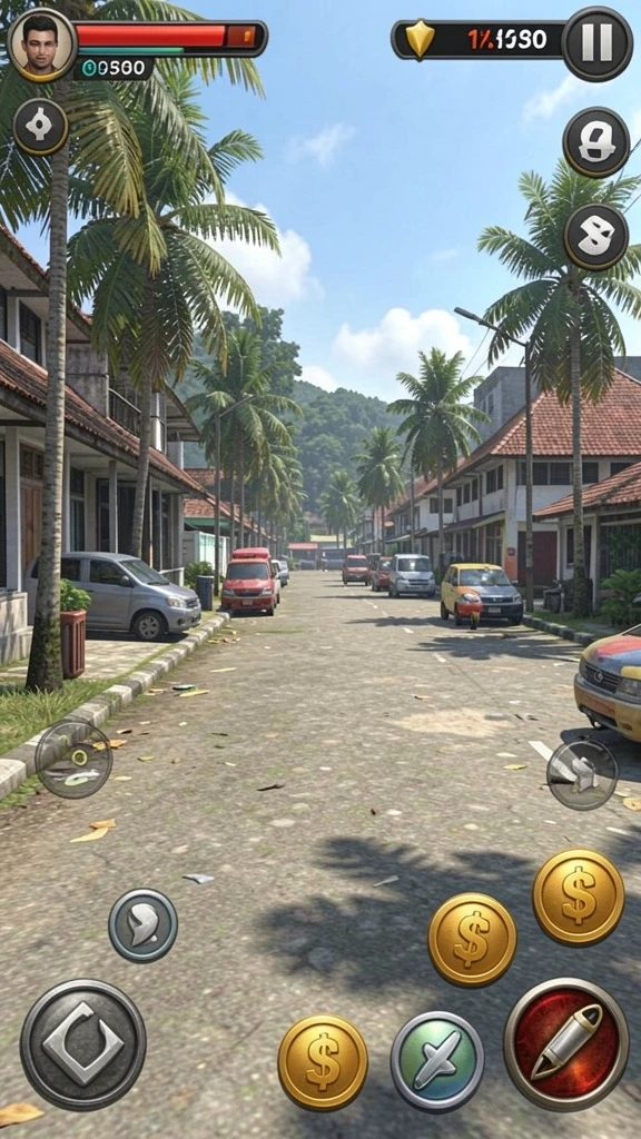 Karakter unik dengan keterampilan berbeda.
