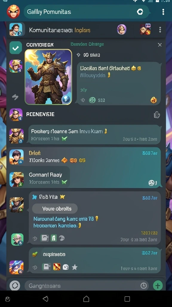 Screenshot menunjukkan tampilan antarmuka yang sederhana dan menarik.