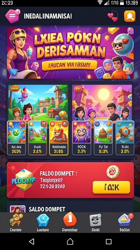 Tampilan antarmuka yang user-friendly dan menarik.