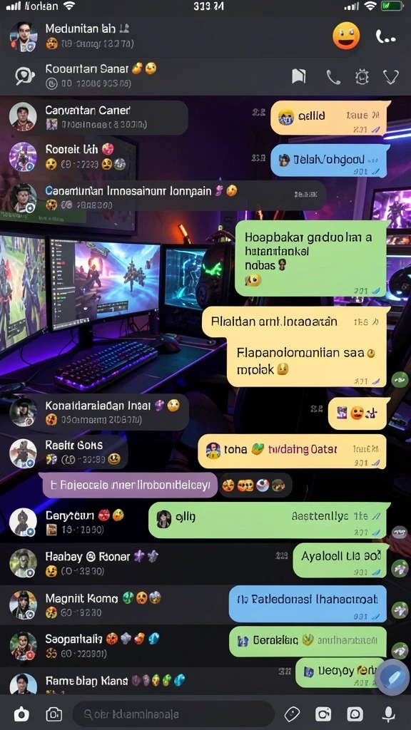 Beragam karakter unik yang dapat dipilih.