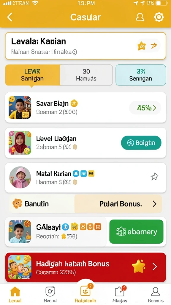 Tampilan antarmuka yang menarik dan ramah pengguna.