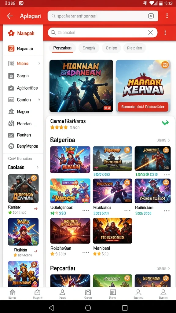 Halaman profil pengguna dengan statistik permainan.