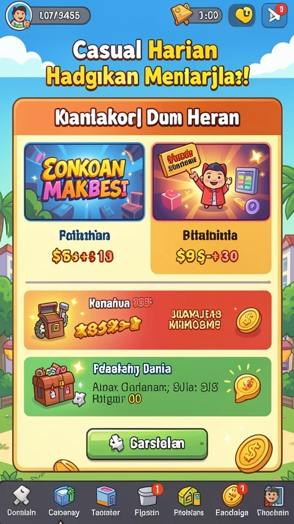 Tampilan antarmuka LATOTO yang menarik.