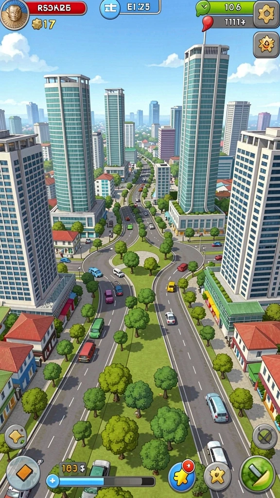 Menyajikan grafis yang memukau di setiap level permainan.