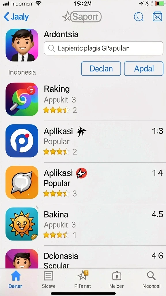 Tampilan antarmuka yang sederhana dan menarik.