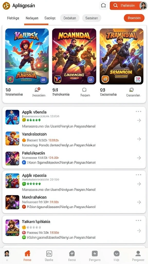 Tampilan antarmuka yang menarik dan ramah pengguna.