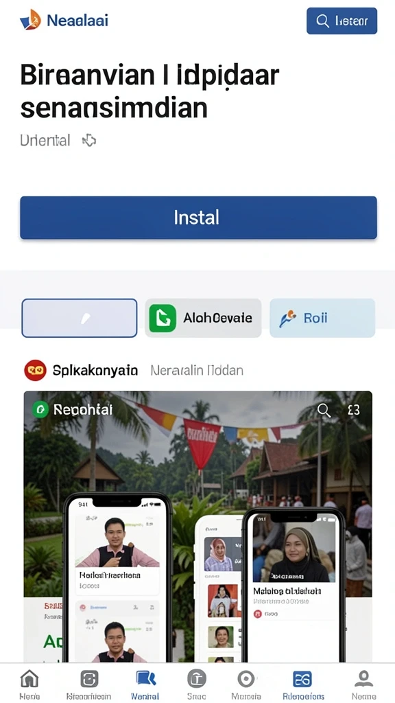 Fitur interaksi sosial untuk berkompetisi dengan teman.