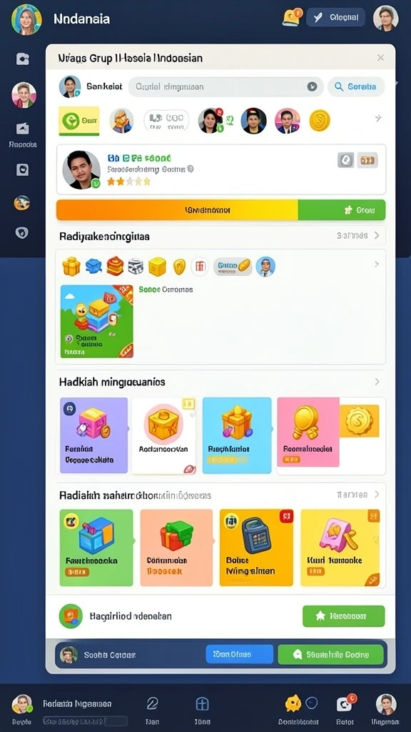 Tampilan karakter utama yang menarik.