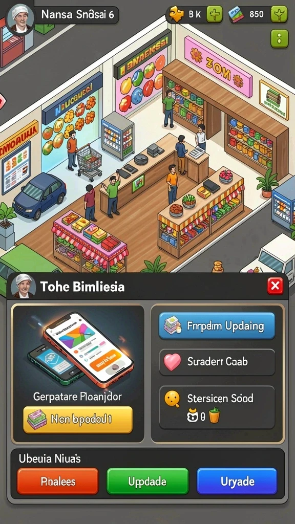 Screenshot menunjukkan salah satu mode permainan yang kompetitif.