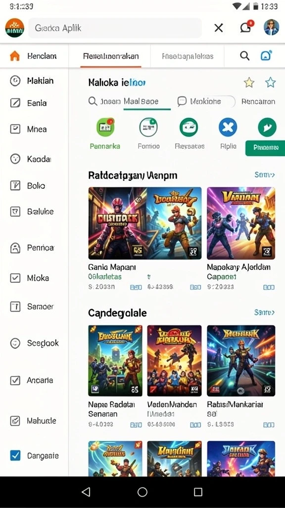 Tangkapan layar menunjukkan misi menantang di OKIDR.