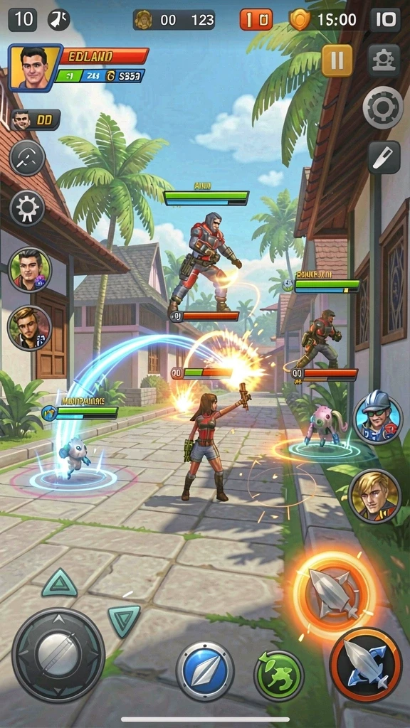 Tangkapan layar dari gameplay yang menarik.