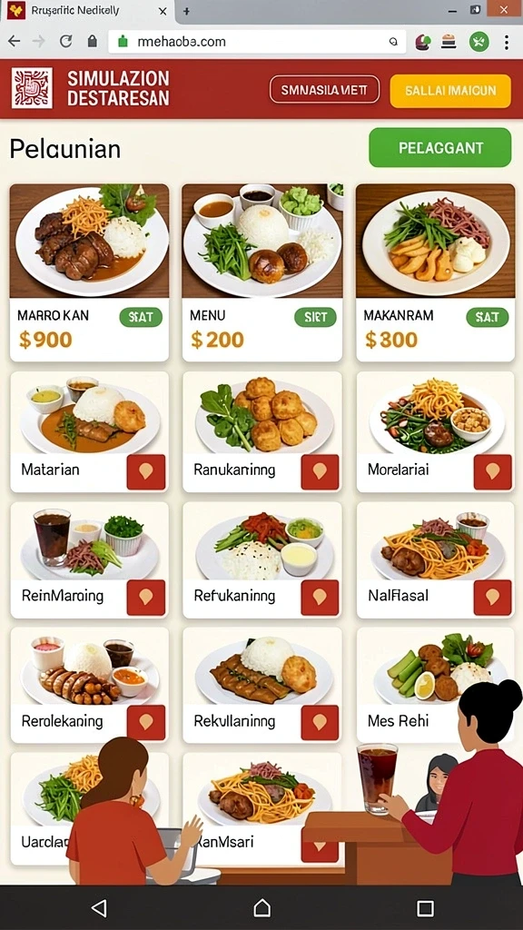 Tampilan antarmuka pengguna yang intuitif.