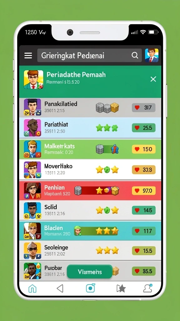 Tantangan seru dengan level yang bervariasi.