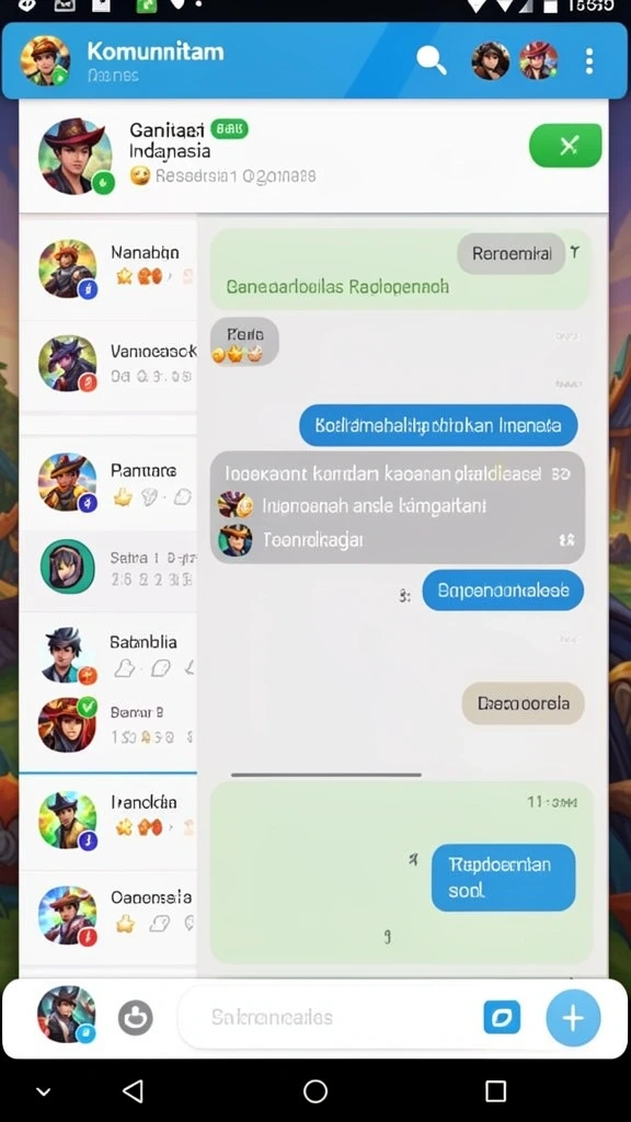 Tangkapan layar menampilkan karakter baru yang menarik.