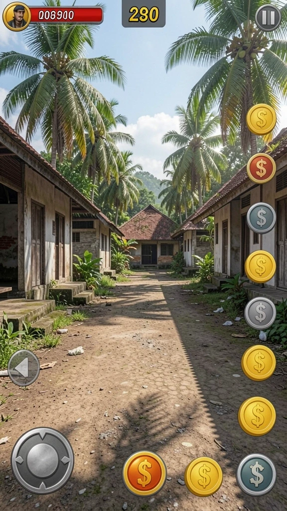 Momen seru saat bertarung dengan musuh.