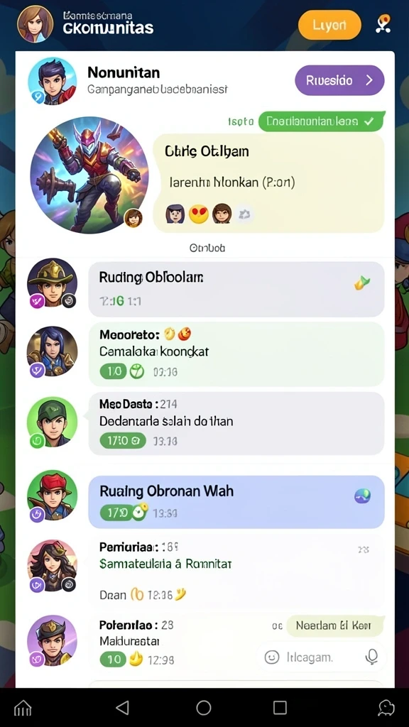 Tantangan harian yang menarik untuk diikuti.