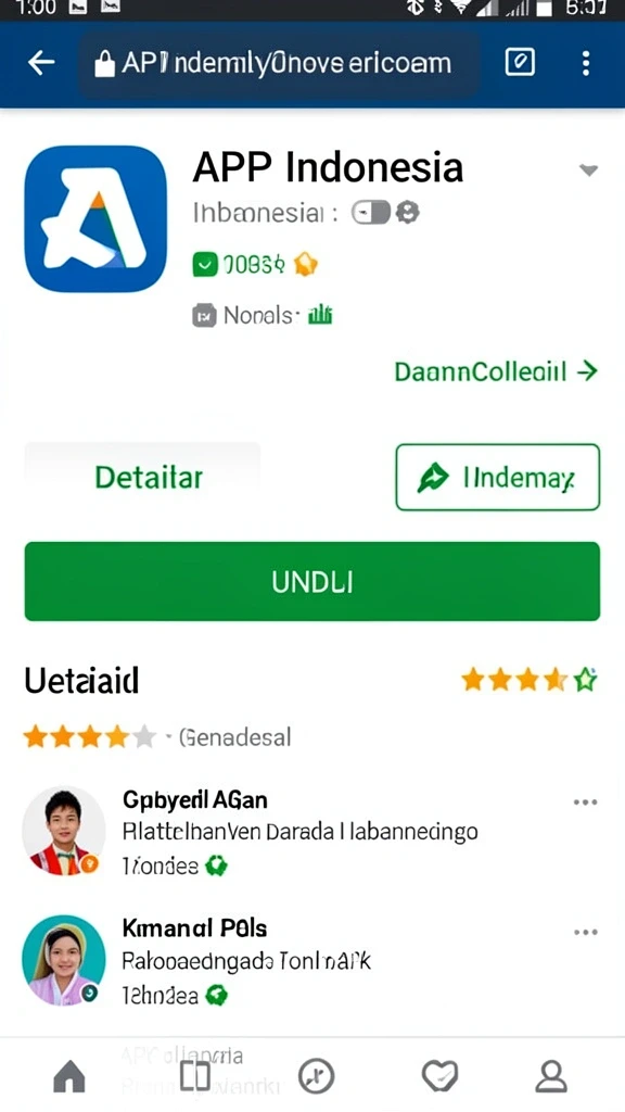 Tampilan awal game yang menarik dan informatif.