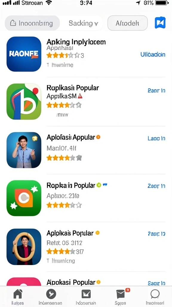 Tampilan awal aplikasi RAJADEWA138 yang menarik dan user-friendly.
