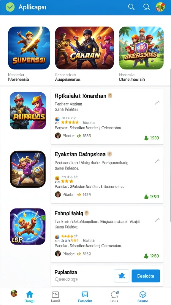 Tampilan antarmuka yang menarik dan user-friendly.