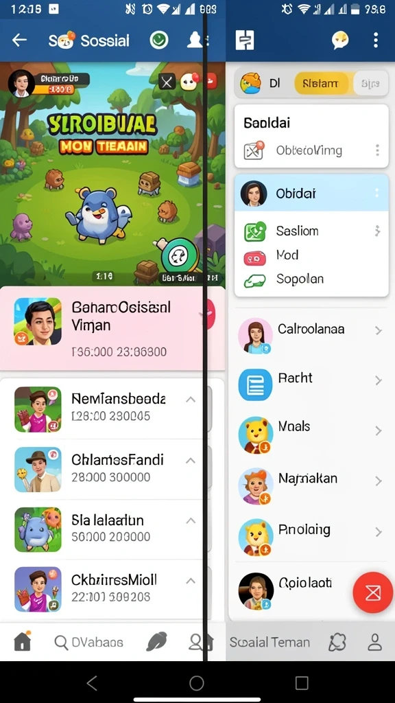 Fitur multiplayer untuk bersaing dengan teman.