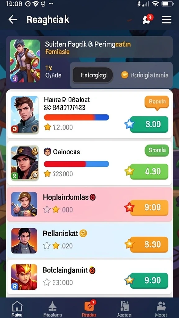 Tangkapan layar antarmuka pengguna yang intuitif.