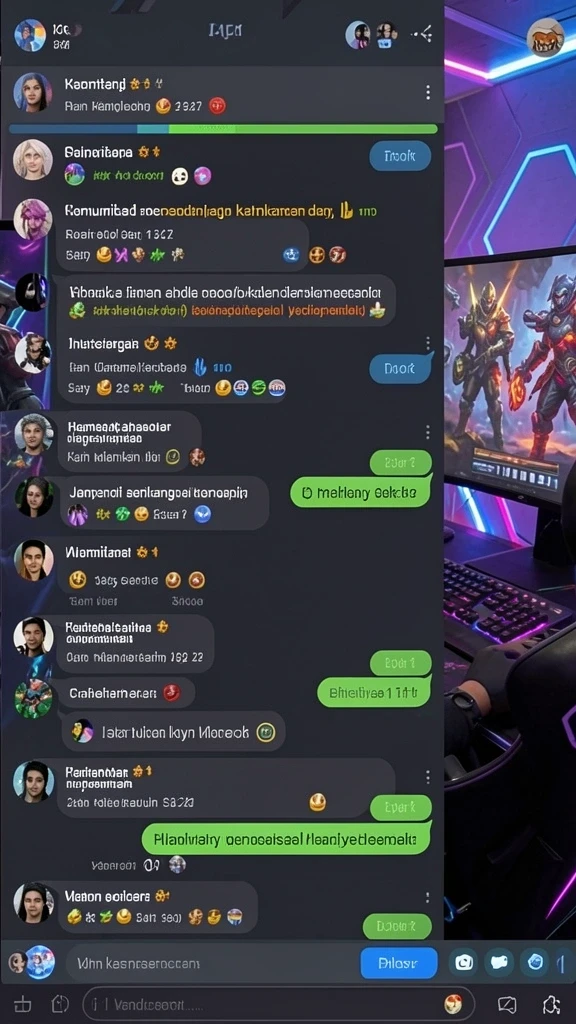 Berbagai karakter dengan kemampuan unik.