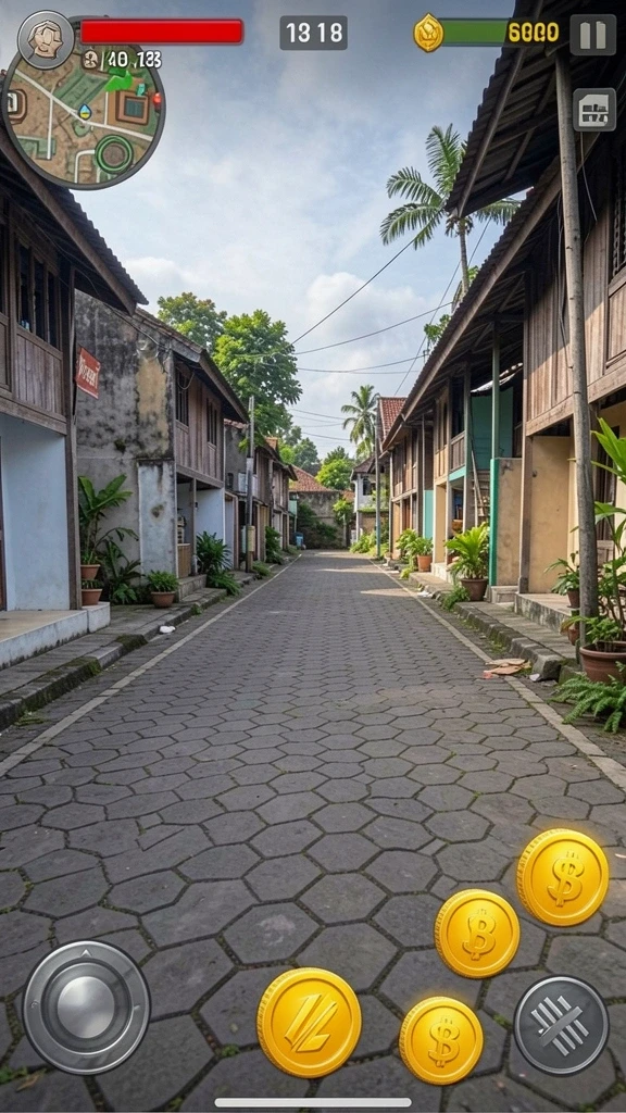 Mode multiplayer yang memungkinkan bermain bersama teman.