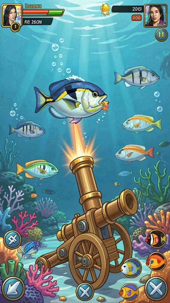 Tampilan awal game yang menarik dan mudah dipahami.