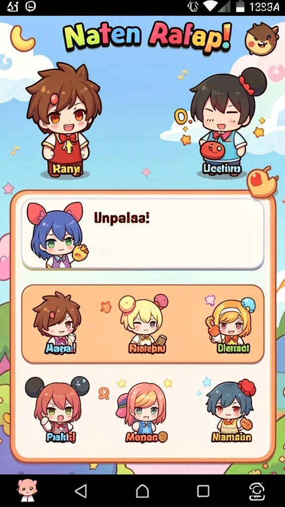 Menu navigasi yang mudah untuk diakses oleh semua pemain.