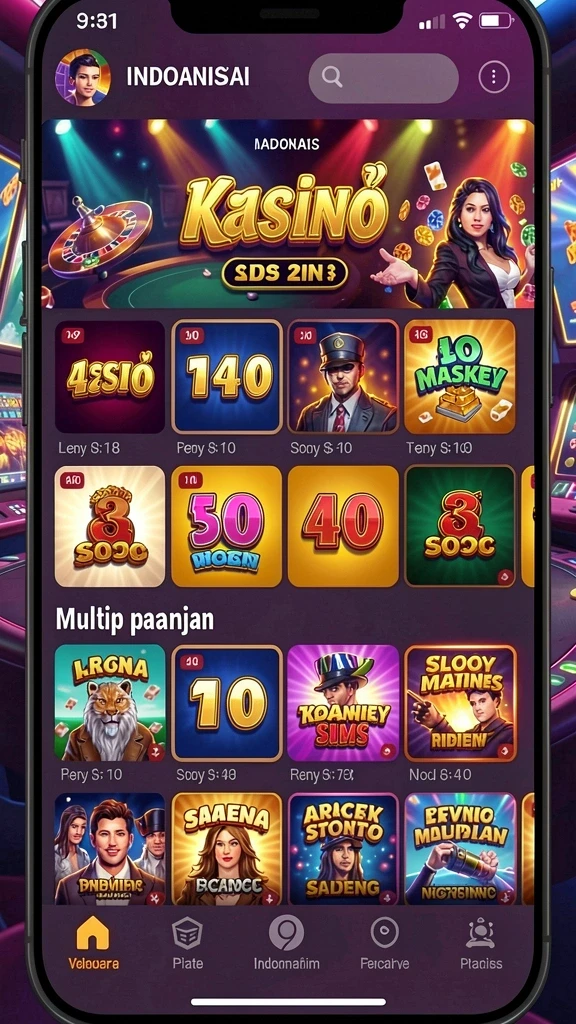 Tampilan awal SUNGAITOTO yang menarik dan intuitif.