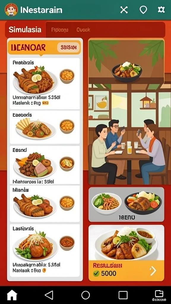 Tampilan antarmuka SUPERHOKI yang menarik dan mudah digunakan.