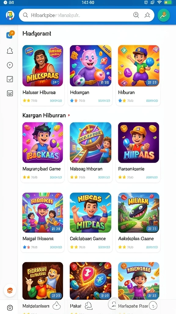Tampilan antarmuka aplikasi yang menarik dan modern.