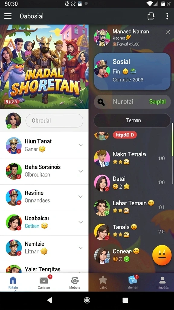 Tampilan antarmuka yang sederhana dan menarik.