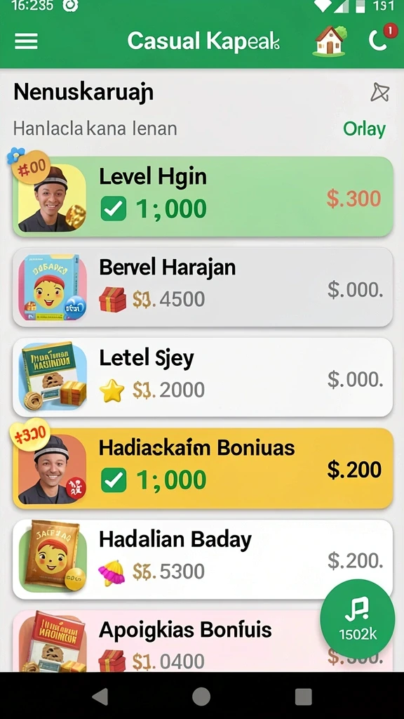Gameplay yang menantang dan seru.
