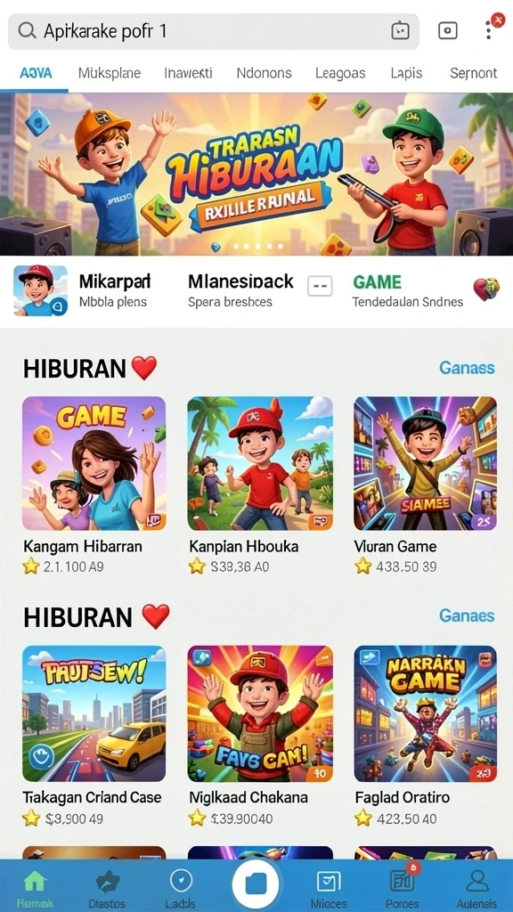 Tampilan antarmuka yang menarik dan mudah dipahami.